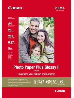 Canon Fotopapier Plus Glossy II DIN A4 265g/m² hochglänzend 20 Blatt