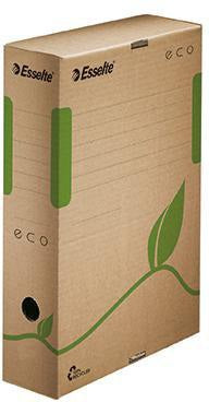 ESSELTE Archivbox ECO naturbraun DIN A4 aus 100 % recycelter Wellpappe