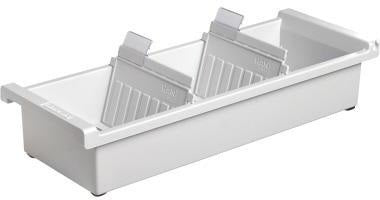 HAN Karteitrog 957-0-11 DIN A7 quer für 1.300 Karten, lichtgrau, Polystyrol