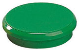 DAHLE Haftmagnet 95524-21413 24mm weiß 10 St./Pack. – Runde Präsentationsmagnete mit Griffrand
