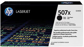 HP Toner 507X CE400X Schwarz für LaserJet – ca. 11.000 Seiten Originalzubehör