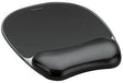 Fellowes Mauspad Crystal Gel 200x25x230mm mit Handgelenkauflage Schwarz