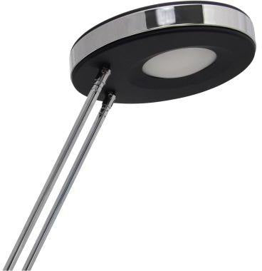 MAUL Tischleuchte MAULpuck LED Standfuß schwarz – kompakt, flexibel, tageslichtweiß