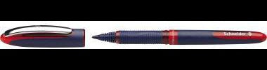 Schneider Tintenroller One Business 0,6 mm tiefblau mit roter Tinte – Ultra-Smooth-Spitze