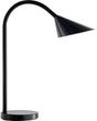 UNILUX Tischleuchte SOL 400077402 LED schwarz – warmweißes Licht, flexibler Arm
