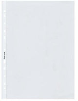 BENE Prospekthülle DIN A4 0,10 mm PP glasklar 100 St./Pack. mit Lochrandverstärkung