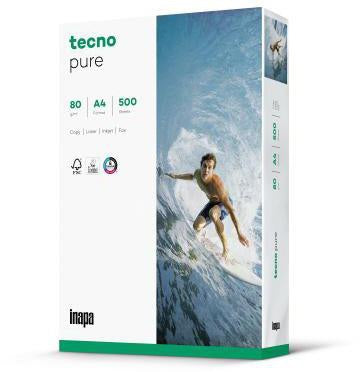 inapa tecno Kopierpapier pure A4 80g 500 Blatt 100% recycelt FSC