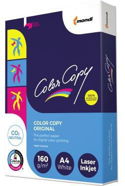 Color Copy Kopierpapier DIN A4 160g weiß 250 Blatt – Brillante Farbwiedergabe, FSC-zertifiziert