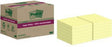 Post-it Super Sticky Recycling Haftnotizen, 76 x 76 mm, 12 Blöcke à 70 Blatt, gelb