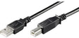 GOOBAY USB 2.0 Kabel 1,8 m A/B-Stecker schwarz – Hi-Speed Datenkabel für Drucker, Scanner & externe Speicher