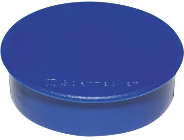 Soennecken Magnet 4803 rund 32mm blau 10 St./Pack. – 0,8 kg Tragkraft
