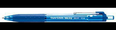 Paper Mate InkJoy 300 RT Kugelschreiber – Blau, 1 mm, Druckmechanik