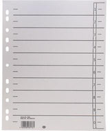 Soennecken Trennblatt oeco A4 230g Recyclingkarton blau 100 Stück mit 10 Taben