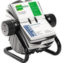 DURABLE Rollkartei VISIFIX 248101 – 400 Karten, A-Z, schwarz, Stahl/Kunststoff