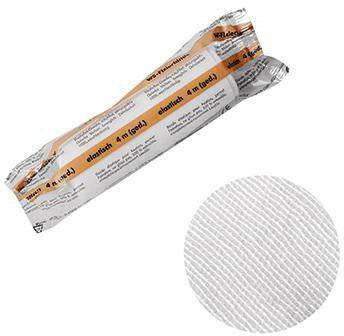SÖHNGEN WS-Fixierbinde 4 m x 8 cm – Elastische Fixierbinde aus Elast-Gewebe, weiß, DIN 61634