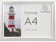 Exacompta Bilderwechselrahmen Office DIN A4 Aluminium Acrylglas – Wandplakatrahmen