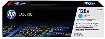 HP 128A Toner cyan CE321A – Original LaserJet Tonerkassette für ca. 1.300 Seiten