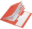 PAGNA Personalmappe 44105-01 DIN A4 rot, 4 Fächer, Hängeschienen, Made in Germany