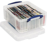 Really Useful Box Aufbewahrungsbox 18C 48,5x20x38,5cm 18l transparent mit Bügelverschluss