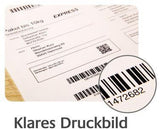 Avery Zweckform Adressetiketten TD8050-25, 102 x 152 mm, weiß, 475 Etiketten/Rolle, 2 Rollen/Packung