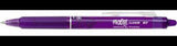 PILOT FriXion Clicker Tintenroller 0,4 mm – radierbarer Tintenroller mit Druckmechanik, schwarz