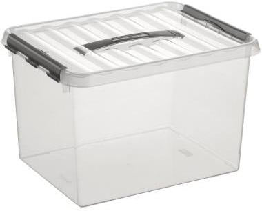 SUNWARE Aufbewahrungsbox the q-line 22l DIN A4 transparent 400x300x260mm