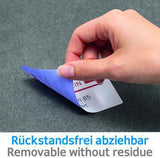 HERMA Universaletiketten 105 x 42,3 mm, wieder ablösbar, weiß, 350 Etiketten