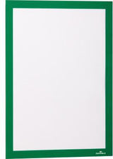 DURABLE Magnetrahmen DURAFRAME DIN A4 grün 2 St./Pack. – Selbstklebend & Magnetisch