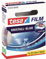 tesa tesafilm kristall-klar 57316 – 15 mm x 33 m, unsichtbares Klebeband, Made in Germany