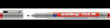 edding Folienschreiber 152 M – Non-Permanent Schwarz, 1 mm, feucht abwischbar