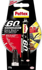 Pattex Alleskleber 60 sec. – Schnellkleber mit Gel-Formel, 20 g Tube