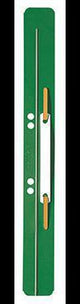Leitz Heftstreifen lang 37110025 35x310mm PP rot 25 St./Pack.