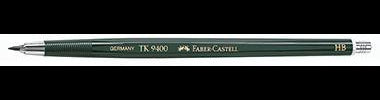 Faber-Castell Fallminenstift TK 9400 HB dunkelgrün – 2 mm Minenstärke, sechskant Schaft