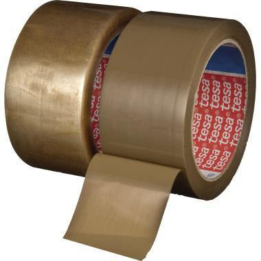 tesa tesapack 4089 Packband 50 mm x 66 m – Transparentes Klebeband für leichte bis mittelschwere Versandschachteln