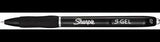 Sharpie S-Gel Geltintenroller 0,7 mm schwarz – 12 Stück, verschmierfrei, für Linkshänder