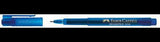 Faber-Castell Fineliner BROADPEN 1554 – 0,8 mm, rote Tinte, dokumentenecht, Made in Germany