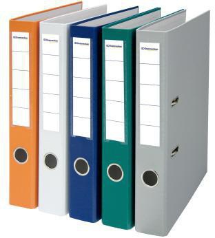Soennecken Ordner 3378 DIN A4 50mm PP weiß – Strapazierfähiger Büroordner mit Hebelmechanik
