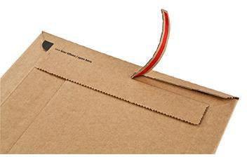 ColomPac Versandtasche Rigid Plus 150 x 250 mm braun, 100 Stück, Wellpappe, Selbstklebung