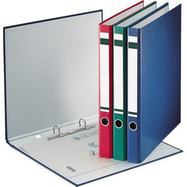 Leitz Ringordner 10140025 DIN A4 35mm PP rot – 2-Ring-D-Mechanik für 200 Blatt