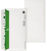 BEECO Briefumschlag DIN lang 220 x 110 mm, 500 Stück, 100% Altpapier, Blauer Engel