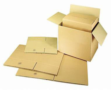 Soennecken Faltkarton 39x29x20cm 12kg Wellpappe braun – Stabiler Versandkarton