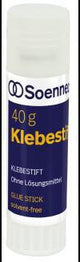 Soennecken Klebestift 5880 10g – lösemittelfreier Klebstoff für Papier, Pappe und Fotos