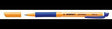STABILO pointVisco Geltintenroller 0,5 mm Blau – Kappenmodell mit rutschfester Griffzone