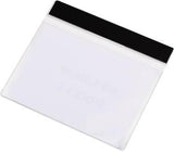 DJOIS Kennzeichnungshülle 170021 A4 quer – 10 Stück transparent PVC Sichttasche