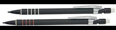 Soennecken Druckbleistift 3062 0,5 mm HB mit Radierer, Kunststoff, schwarz