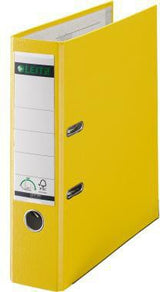 LEITZ Ordner 1010 DIN A4 80 mm Polypropylen weiß – 180°-Präzisionshebelmechanik