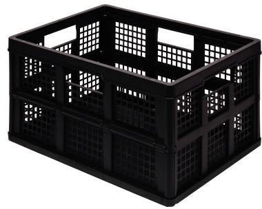 Really Useful Box Klappbox 45FBK 45l 39x28x57cm schwarz – Stapelbare Kunststoffbox