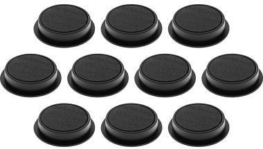 magnetoplan Magnet Discofix Junior 34 mm weiß 10 Stück – Hohe Haftkraft für Whiteboards & Präsentationstafeln
