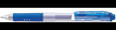 PENTEL Gelroller Hybrid Gel Grip K157 – 0,35 mm schwarz, Druckmechanik, Safety-Click