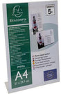 Exacompta Prospekthalter Office Exacryl DIN A4 – Tischaufsteller aus Acryl, L-Form, einseitig